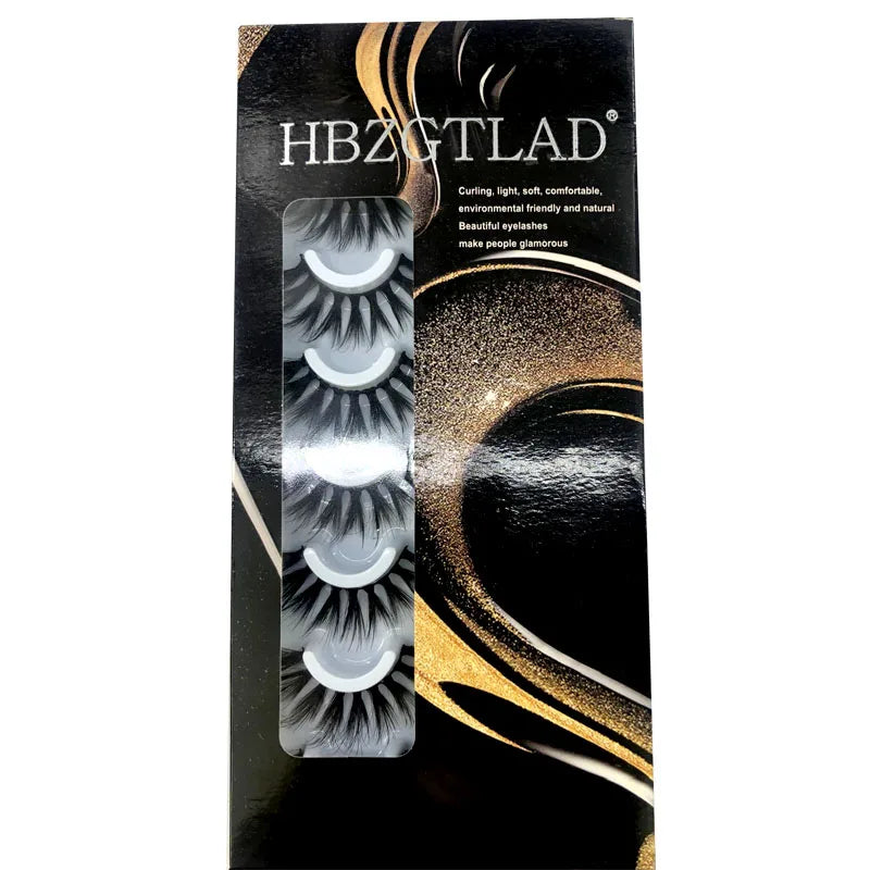 16 Pairs 3D Mink Lashes Natural False Eyelashes Dramatic Volume Fake Lashes Makeup Eyelash Extension Silk Eyelashes