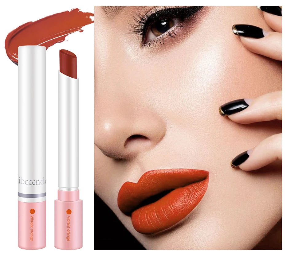 4PCS/Set Creative Cigarette Lipstick Set Matte Long Lasting Waterproof Matt Lip Stick Tube Nude Red Velvet Lip Tint Makeup
