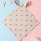 Newborn Baby Cotton Mulsin Comforter Carton Rabbit Ear Double Guaze Soothe Appease Towel for Toddlers Bibs Burp Cloths Infant