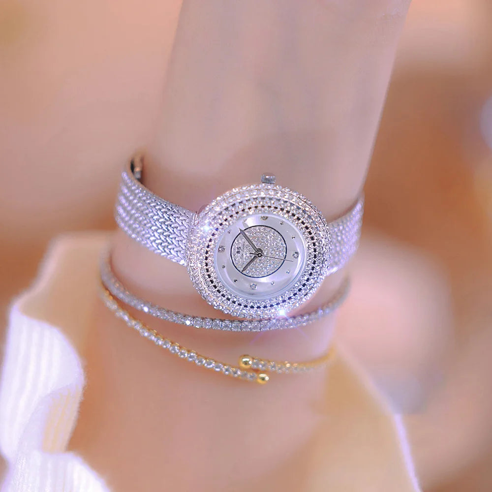 Fashion Luxury Watches For Woman New Vintage Golden Women's Wristwatches Ladies Dress Quartz Clock High Quality Relogio Feminino