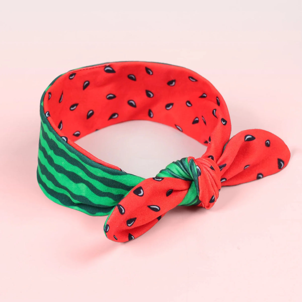Baby Girls Headband Bow Knot Head Wrap Cute Watermelon Prints Bandage Kids Headwear Hair Band Infant Newborn Hair Accessories
