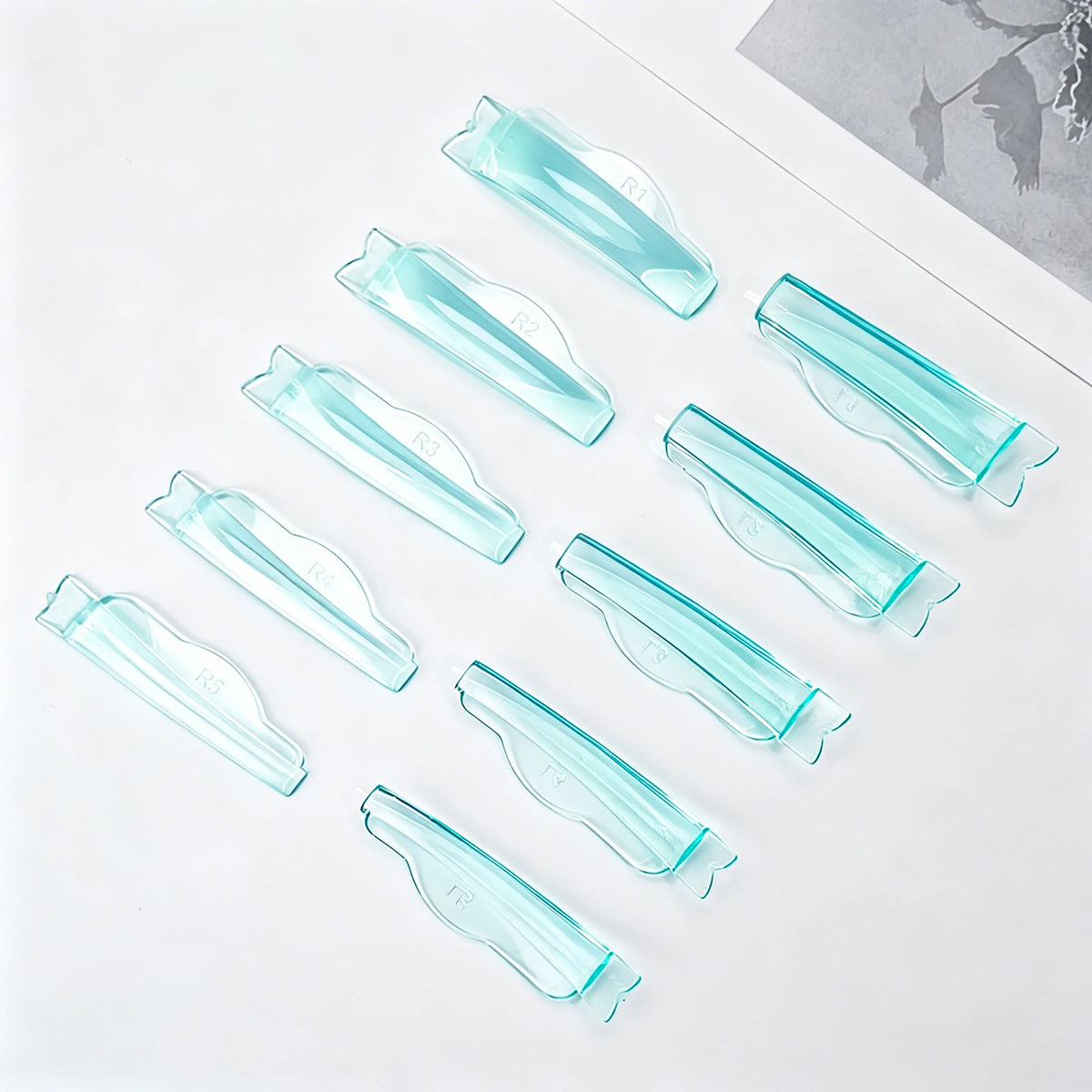 Lomansa 5 Pairs New C Curl Silicone Eyelash Perm Pads Sticky Lash Lift Pad Lifting 3D Eyelash Curler Accessories Makeup Tool