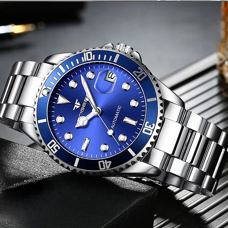 FNGEEN 9001 Luxury Brand Men's Watch Steel Tourbillon Frame Mechanical Watch Luminous Automatic Date Diamond Watch 2026