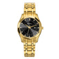 BERNY Golden Watch for Women Quartz Luxury Diamond Shape Lens Ladies Wristwatch Waterproof Stainless Steel Fashion Women Watch