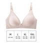 Pregnant Women Front Open Buckle Feeding Bra Solid Color Maternity Nursing Bra with Removable Pads
