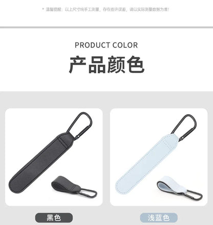 1/2pcs PU Leather Baby Bag Stroller Hook Pram Rotate 360 Degree Rotatable Cart Organizer Pram Hook Stroller Accessories