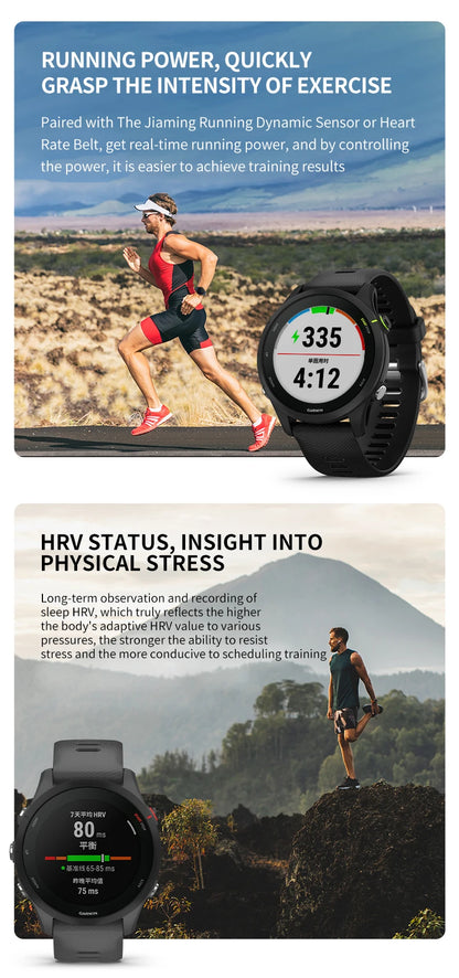 Garmin Forerunner 255 Running Riding SwimmingProfessional Triathlon Marathon Track and Field Training Outdoor Smartwatch