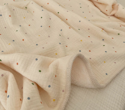 Muslin Baby Blanket Newborn Infant Swaddles Wrap Blankets Winter Fleece Thermal Crib Stroller Sleep Cover Soft Throw Blankets