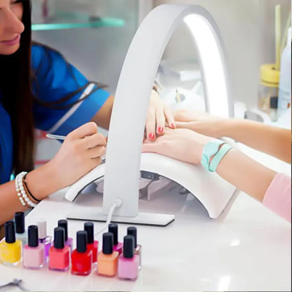 Beauty Table Lamp Half-moon Lamp Eye-protecting Nail Lighting Lamps Dimmable Suitable Lamps Beauty LED Desktop Beauty Fill Light