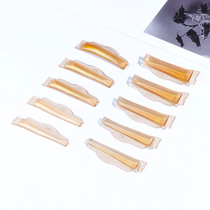 Lomansa 5 Pairs New C Curl Silicone Eyelash Perm Pads Sticky Lash Lift Pad Lifting 3D Eyelash Curler Accessories Makeup Tool