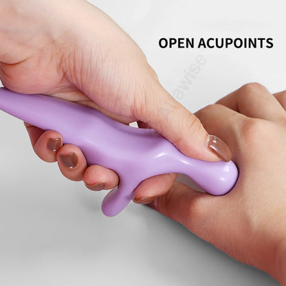 Foot Thumb Press Massager Manual Fascia Trigger Point Relax Legs Muscles Promotes Blood Circulation Portable Sole Foot Massager