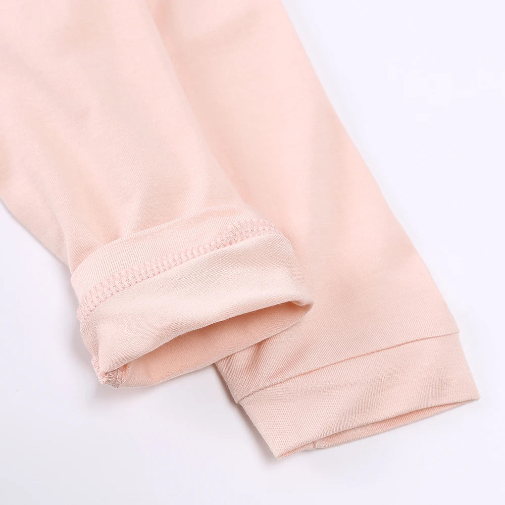 2026 Kids Pajamas Sets Bamboo Fiber Clothes Hight Elasticity Breathable Sleepwear Set For 1-7T Boy Girl Loungewear Suit