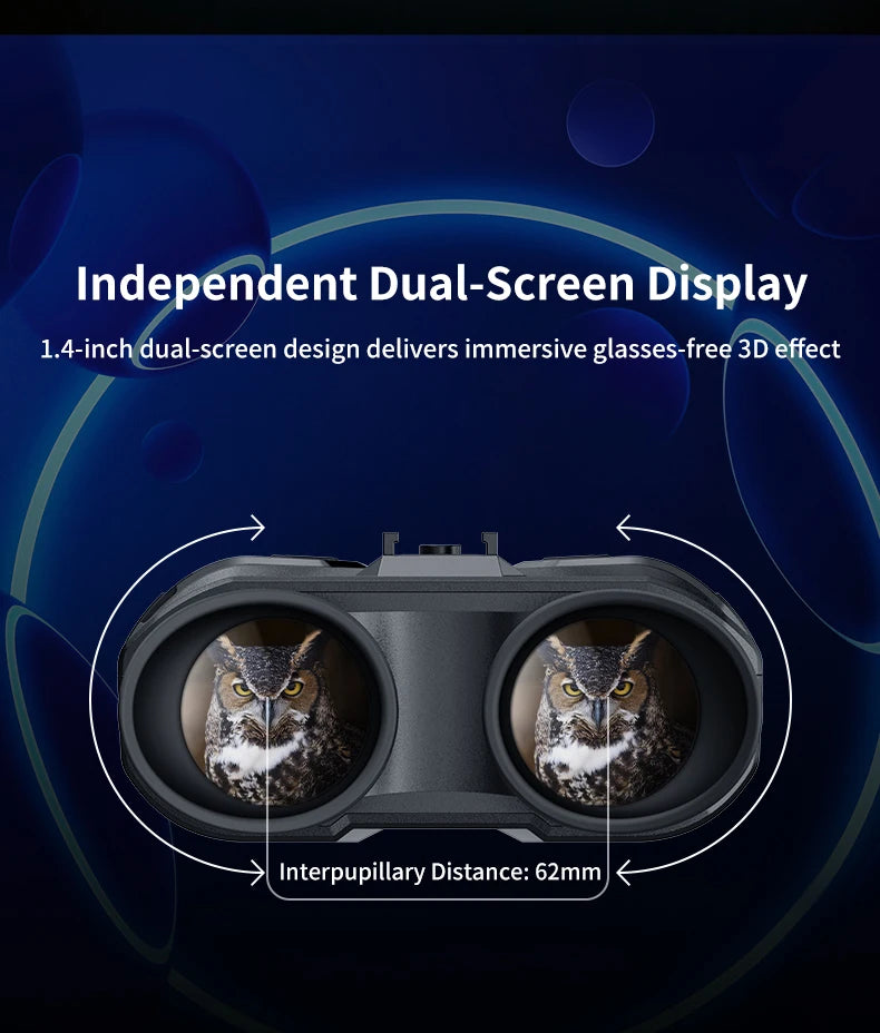 Night Vision Head Mounted Goggles 10X Digital Zoom 4K HD Infrared Binoculars 850nm 9 Levels Hands Free Helmet for Hunting