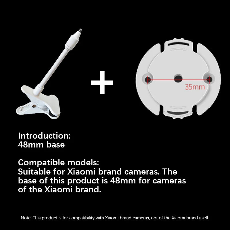 Video monitoring clip - No drilling required. Can be attached freely. Supports multiple models. Compatible with Xiaomi, TP-LINK,