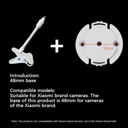 Video monitoring clip - No drilling required. Can be attached freely. Supports multiple models. Compatible with Xiaomi, TP-LINK,