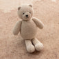 0-1 Month Newborn Photography Scenes Props Knitted Baby Costume Set Teddy Bear Doll Coffee Maker Props Studio Photo Accessories