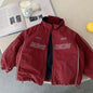 Children's Jacket 2026 New Autumn Boys' and Girls' Cardrope Thickened Autumn Clothes No Padding Boys' Stylish Top Trendy Coat