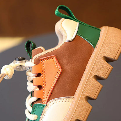 DIMI Autumn New Children Shoes Pu Leather Kids Sneakers  Baby Toddler Shoes Comfortable Soft Boys Girls Casual Shoes