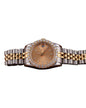 Moissanite Full Stainless Steel Watch Brown Dial Watches for Export Sale Hip Hop Diamond Watch Gift For Women's