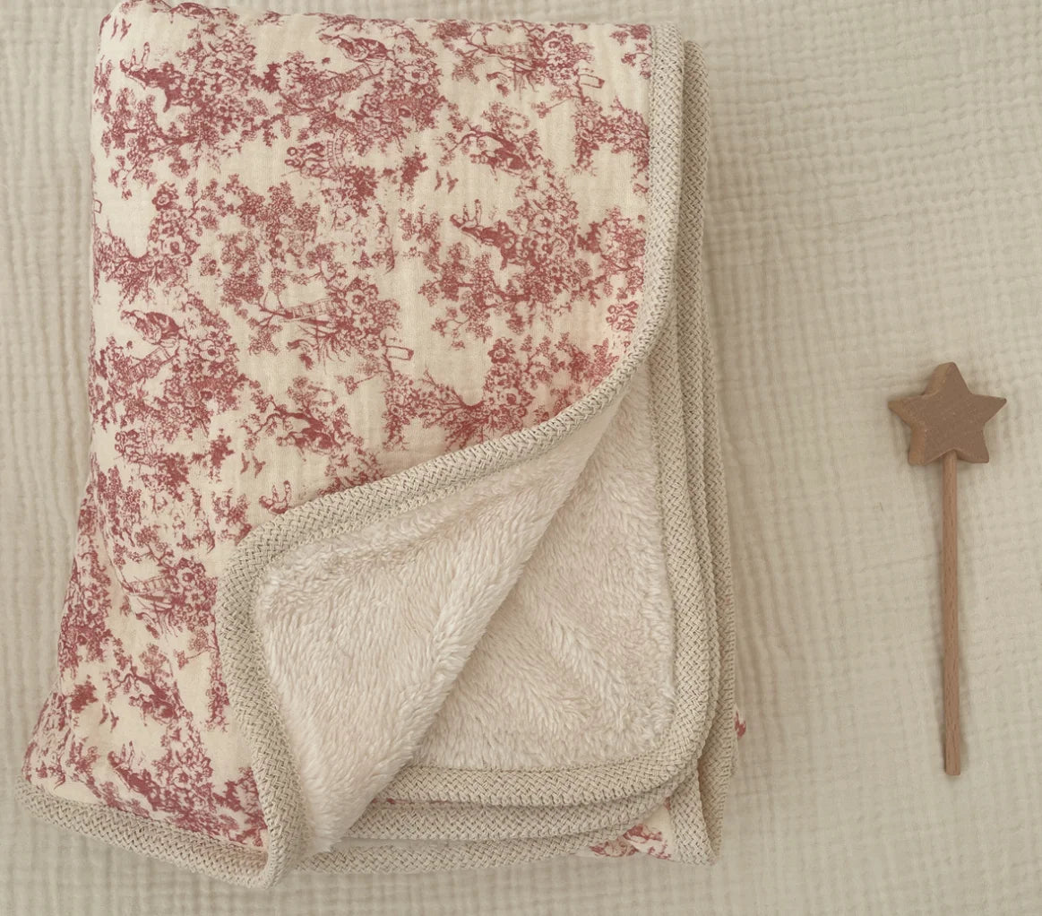 Muslin Baby Blanket Newborn Infant Swaddles Wrap Blankets Winter Fleece Thermal Crib Stroller Sleep Cover Soft Throw Blankets