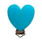 3pcs Silicone Love Pacifier Clip Pacifier Chain Holder Soother Nursing Clips BPA Free Pacifier Chain Accessories