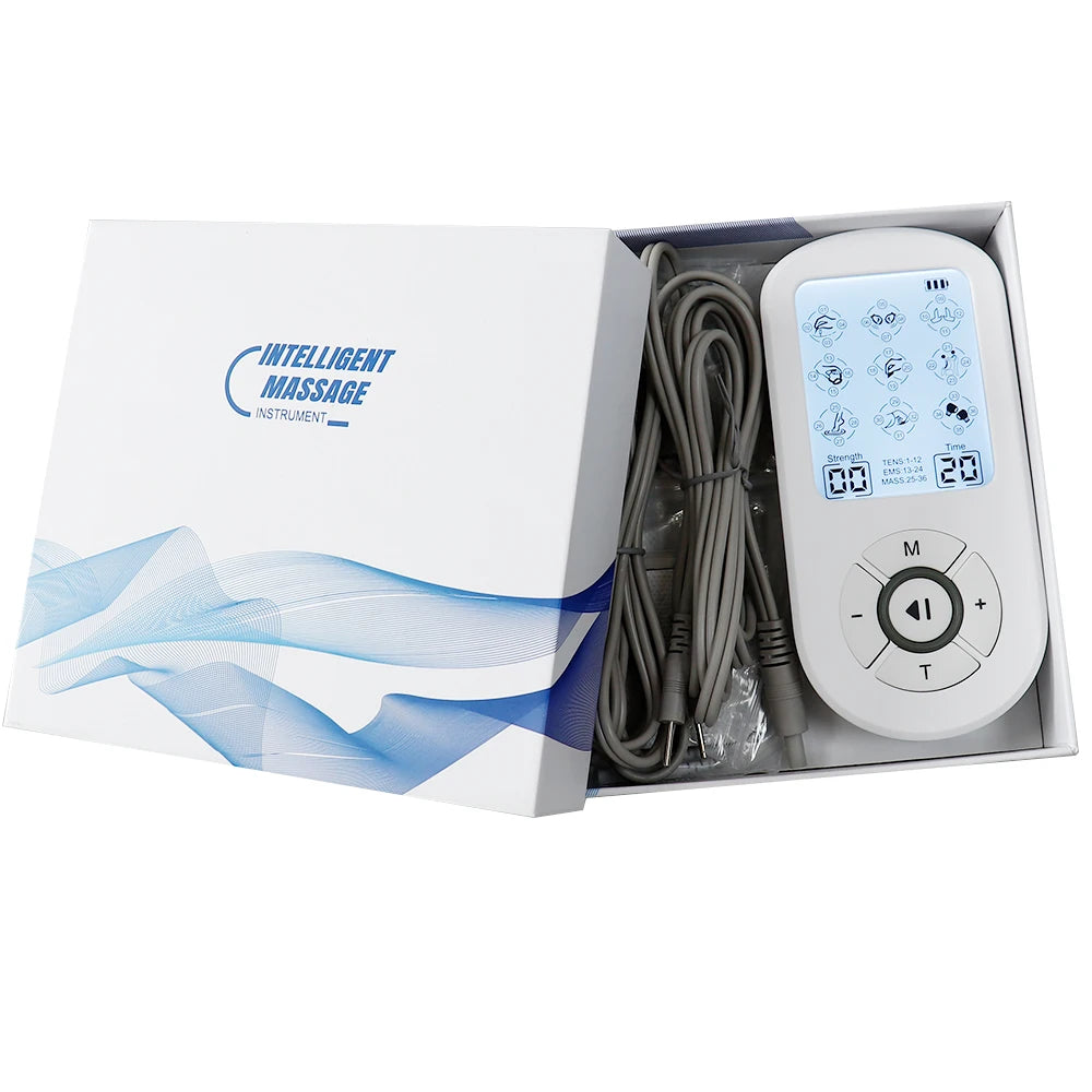 36Modes Electrical EMS Muscle Stimulator Tens Massage Digital Apparatus Pulse Slimming Acupuncture Full Body Relax Massager