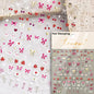 Pink Translucent Peach Jelly Texture 5D Soft Embossed Reliefs Self Adhesive Nail Art Stickers Cute Fruits 3D Manicure Decals