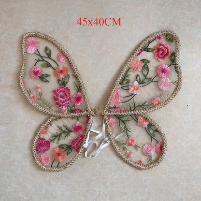 Butterfly Wings Angel Fairy Costume Newborn Baby Photography Props Soft Girl Photo Shoot Accessories