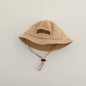 New Embroidered Letter Baby Bucket Hats Spring Sunhat Fishing Hat Sunshade Visor Boy Girl Outdoor Fashion Beach Cap For 6-24M
