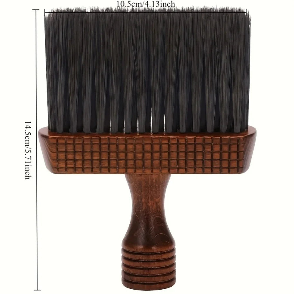 1 Hair Cleaning Brush, a Specialized Wooden Hairdressing Tool for Salons, Natural Wooden Handle Cleaning and Beauty Tool