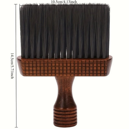 1 Hair Cleaning Brush, a Specialized Wooden Hairdressing Tool for Salons, Natural Wooden Handle Cleaning and Beauty Tool