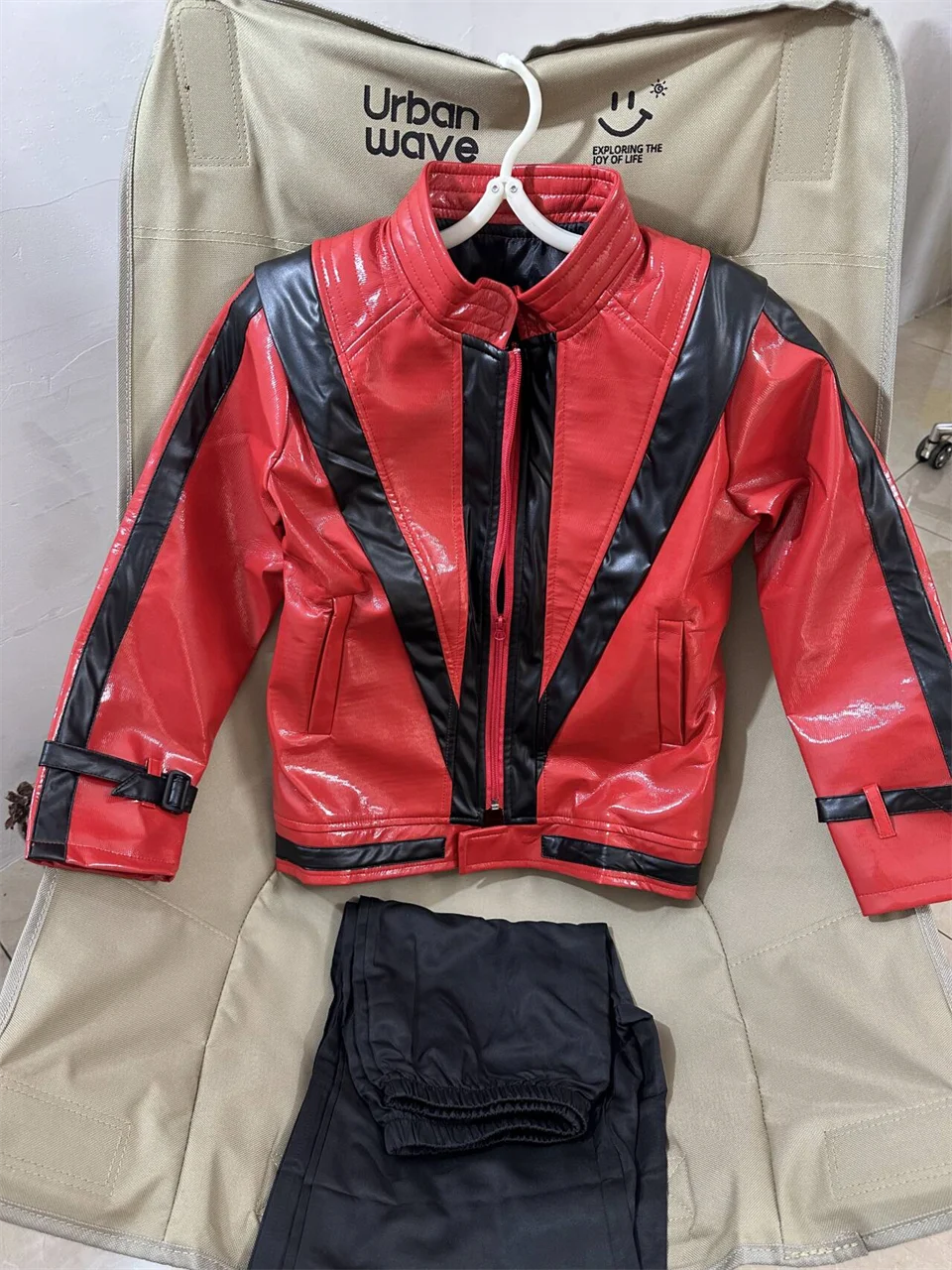 Pop Star Jackson Kids Clothes Halloween Cosplay 80s Singer Stage Performance Children's Costume Rock Disco Dancing Boys Outfits
