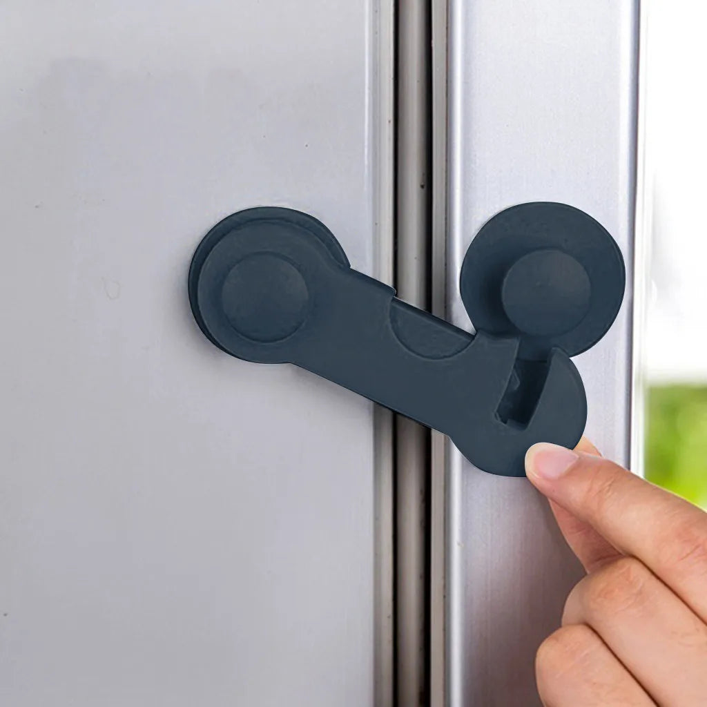 1PC Durable Small Household Cabinet Locks Adhesive Proofing Latches Multi-Purpose Drill-free Safety Lock