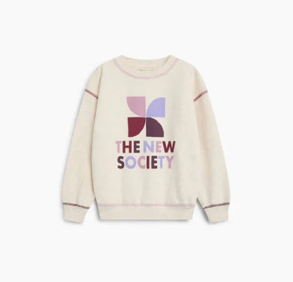 New Trend 26Aw TNS Style Pure Cotton Sweatshirt Top for Boys and Girls Pretty Girls