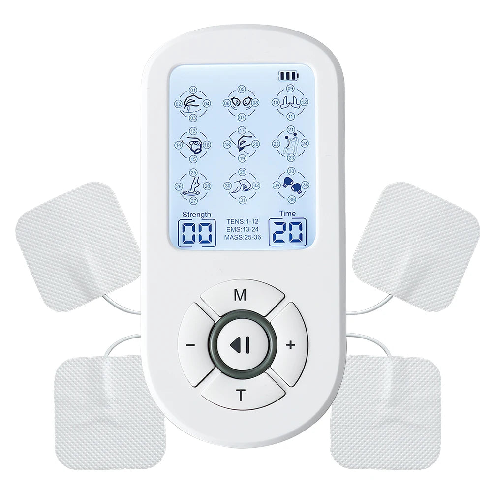 36Modes Electrical EMS Muscle Stimulator Tens Massage Digital Apparatus Pulse Slimming Acupuncture Full Body Relax Massager