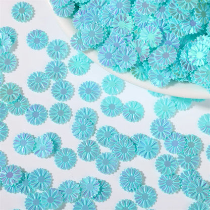 500g/bag 9mm Daisy Sequins - Glitter Flakes for Slime Filling, Nail Art & Phone Case Decor, DIY Resin Craft Accessories