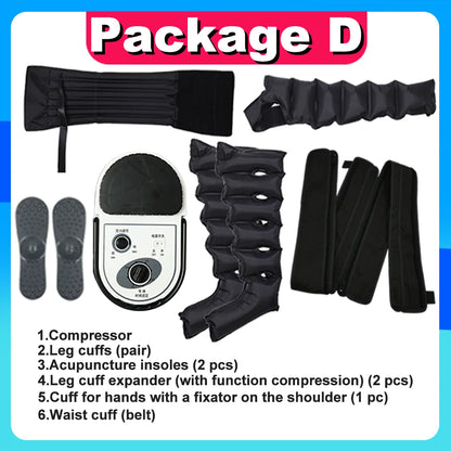 Thigh Air Compression Pressure Massager Home Use Relieve Varicose Veins Leg Massager Machine Promote Blood Circulation Relieve