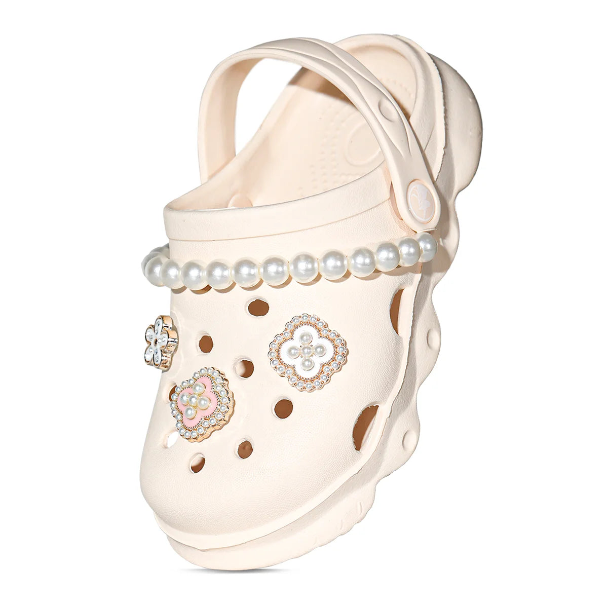 Kids' Glitter Clog, Lightweight EVA Garden Shoes, Waterproof Non-Slip Sandals, Comfortable Slip-On Shoes for Indoor Outdoor 1214