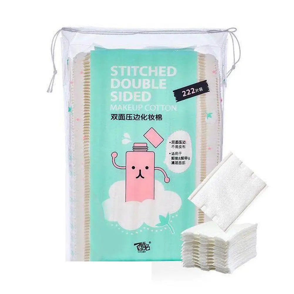 High Quality 50/100/222PCS/Set Disposable Makeup Cotton Wipes Soft Remover Pads Facial Cleansing Paper Wipe Cosmetic Pad