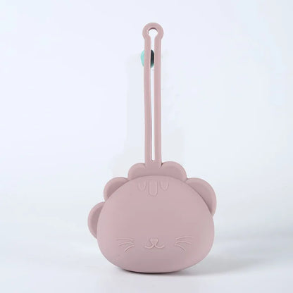 Pacifier Storage CasePortable Baby Pacifier Storage CaseSilicone Storage CasePacifier Drop-proof Case with Lanyard