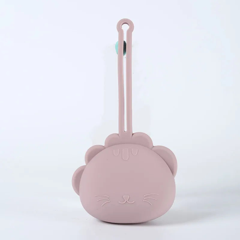Pacifier Storage CasePortable Baby Pacifier Storage CaseSilicone Storage CasePacifier Drop-proof Case with Lanyard