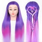 Long Hair Styling head For Hairstyle ProfessionaTraining Head Kit Mannequin Head Styling ToPractice Hot Curl lron Straighten