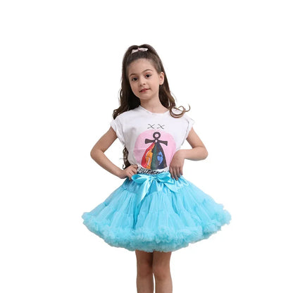 Lush Small Baby Girls Tutu Skirt for Kids Children Puffy Tulle Skirts for Girl Newborn Party Princess Girl Clothes 1-15 Years