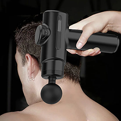 Electric Massage Gun Deep Tissue Facial Massgaer 8 Heads Arms Back Leg Muscle Relaxing For Body Back Arm Sport Fitness