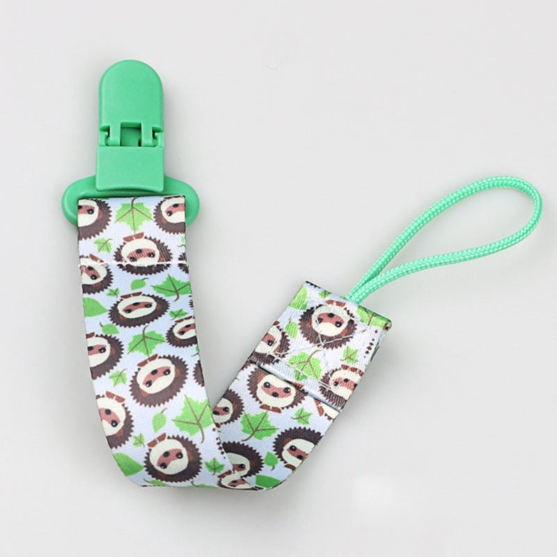 Baby Pacifier Clip Cartoon Pattern Pacifier Strap with Fun& Attractive Design