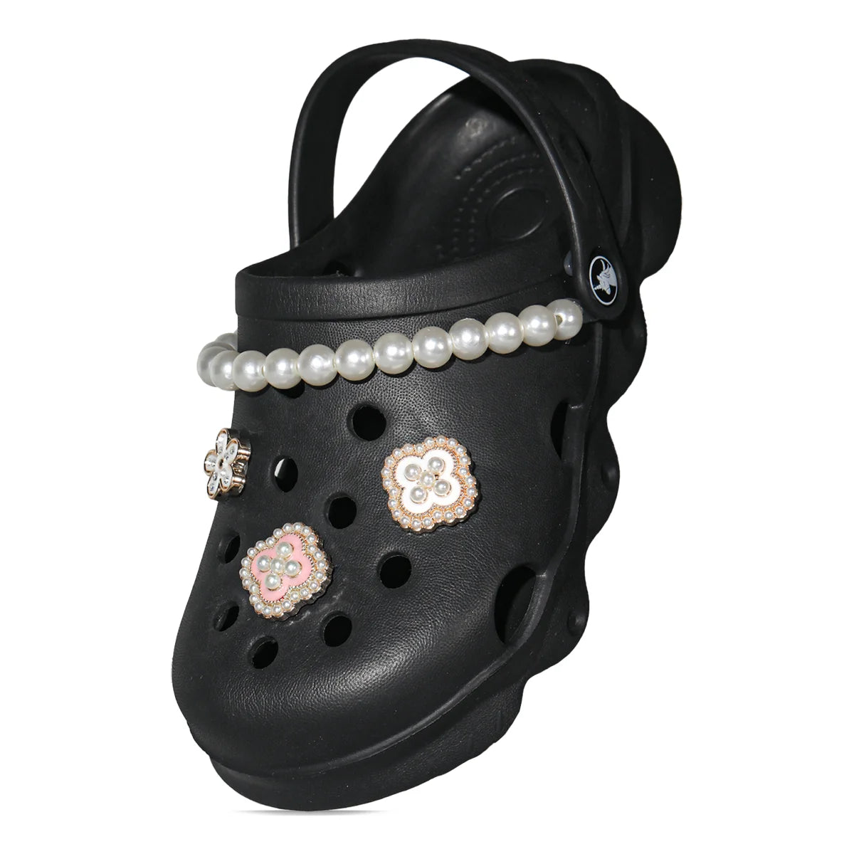 Kids' Glitter Clog, Lightweight EVA Garden Shoes, Waterproof Non-Slip Sandals, Comfortable Slip-On Shoes for Indoor Outdoor 1214