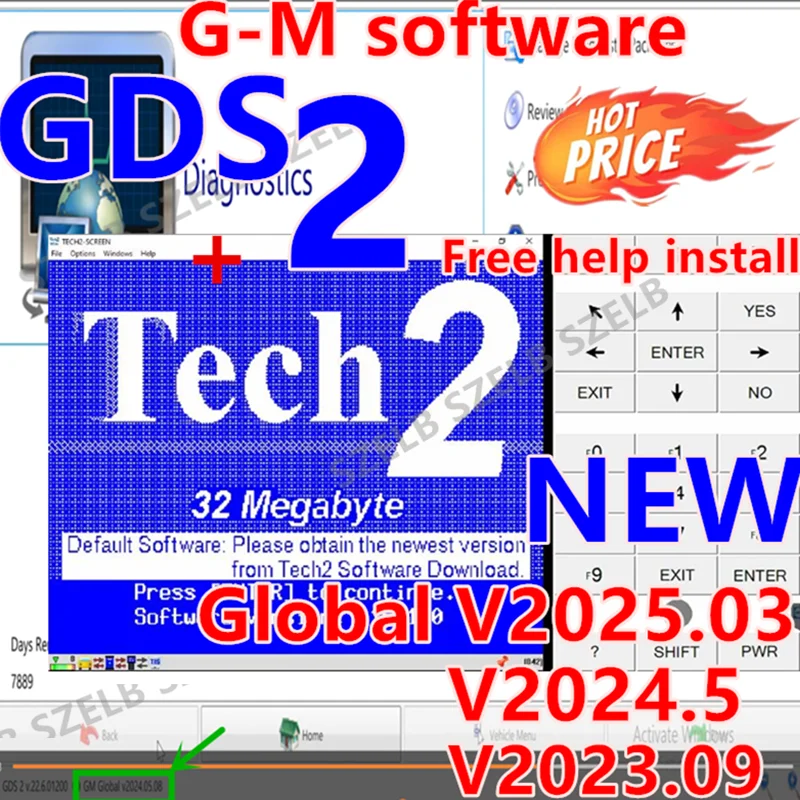 2025 Newest MDI Software for MDI GDS 2 + TECH 2 + DPS 4.56 Three Software Install + Activate for Free