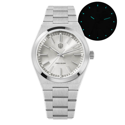 Watchdives Quartz Watches VH31 Sweep Movement New Sapphire Luxury Watch 37mm BGW9 Luminous 100m Waterproof Mens Watch