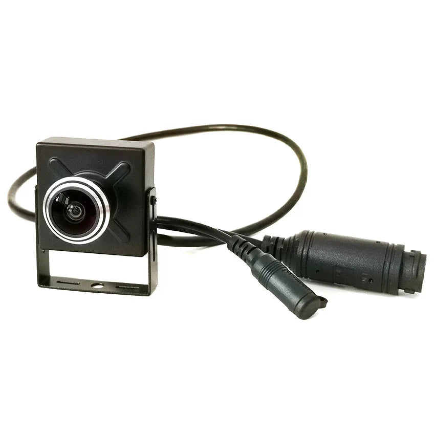 4MP/8MP Metal Mini IP Camera DC 12V or 48V POE 2K/4K H.265 ONVIF IPC Human Motion Detection With Wide View Fisheye Lens 1.8mm