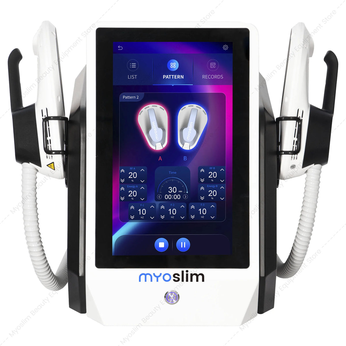 MYOslim HI-EMT Electromagnetic Muscle Stimulation System 6500W EMS 15T Body Shaping Machine for Beauty Salon Fitness Center Use